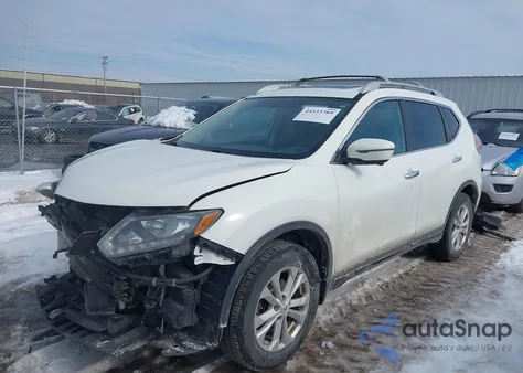 2016 Nissan Rogue Sv z USA, uszkodzony, nr VIN 5N1AT2MV7GC920256
